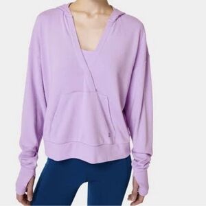 NWT Sweaty Betty After Class Relaxed Hoodie in Lavendar size M
